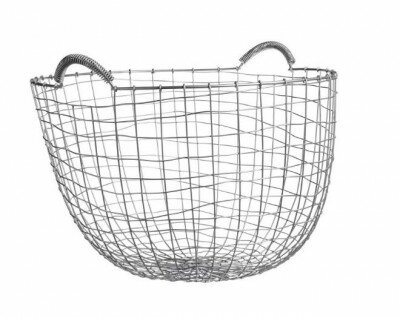 Корзина 45х30см Серебро Металл 6192889 Индия