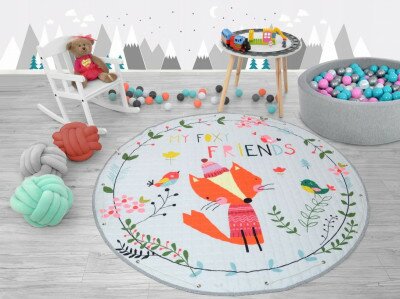 Коврик-мешок для игрушек Лисичка 150см 